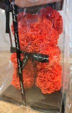 Red rose bear - bear, teddy
