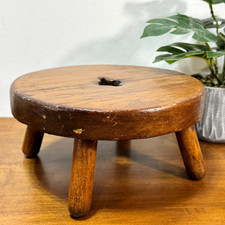 4 Legged Wooden Milking Stool