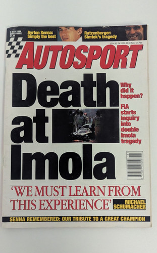 Autosport may 1994 ayrton - 1994,