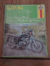 Suzuki GS750 & GS550 Four Haynes Owners Workshop Manual 1976 On