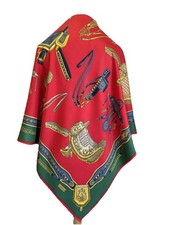 Y2#Erre Silk Scarf Equestrian