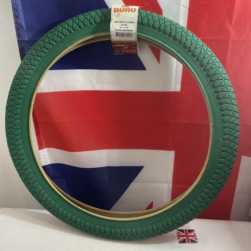 Duro bmx freestyle tyre green - duro,
