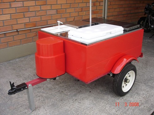 Hotdog trailer - hotdog,