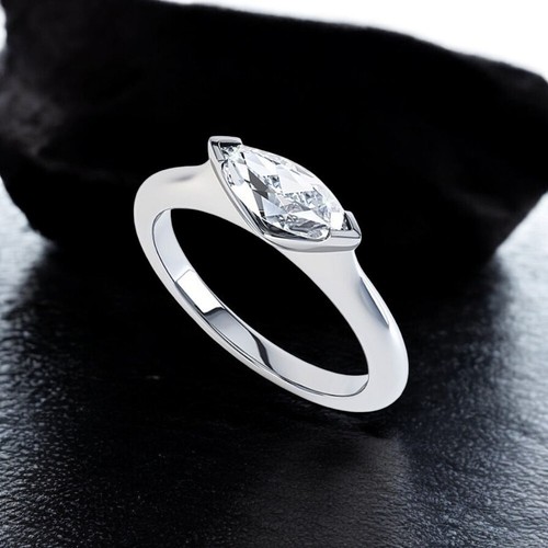 Diamond ring platinum - ring, 950