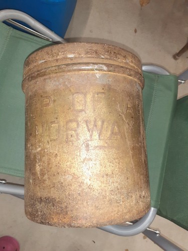 Antique gallon milk - gallon, can
