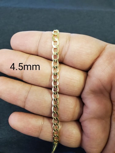 10k real gold hollow cuban - 10k,