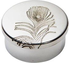 Small Pewter Trinket Box with