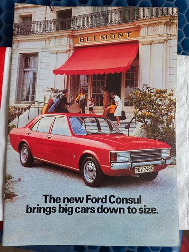 Ford consul sales brochure - ford,