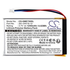 Battery for Garmin Edge 705