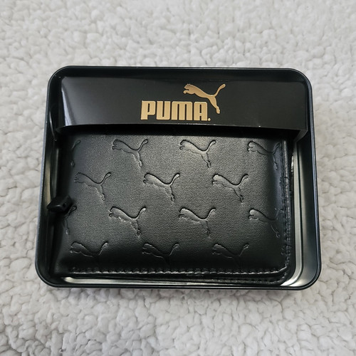 Puma men black bifold - men's, wallet