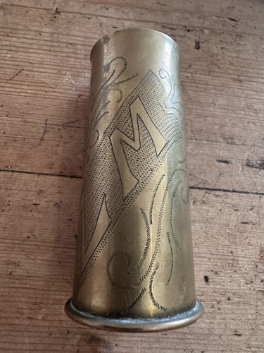 Pair inscribed 37mm - inscribed, shell