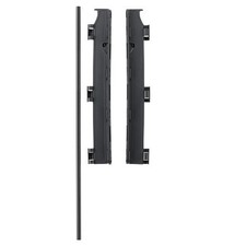 Safetots Room Divider, Baby Safety, Black, Wall Mounting Kit, 70cm High