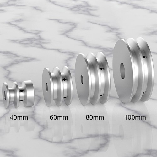 Belt pulley aluminum - aluminum, double