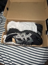 ASICS Men's Black Silver Mesh
