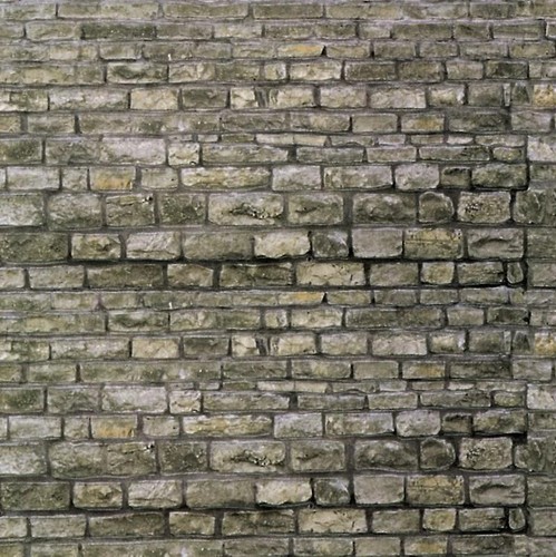 Granite brick wall embossed