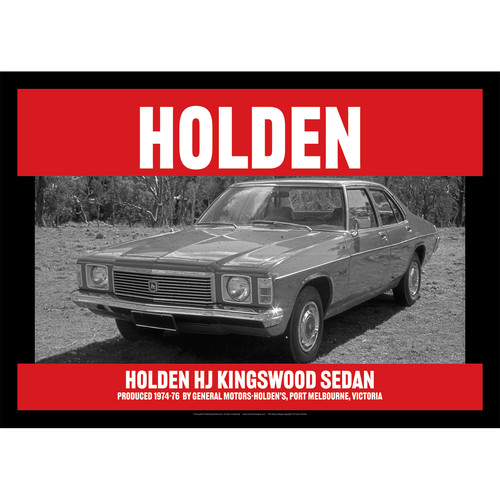 Holden kingswood sedan art - hj,
