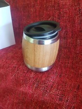 2 x woodturning thermal cup