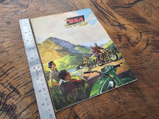 RARE 1956 BSA MOTORCYCLE SALES BROCHURE inc,BANTAM,SHOOTING STAR,GOLDEN FLASH