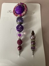 Hat pin long handmade 6 - hat,