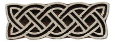 Celtic Knot Border Hand Carved