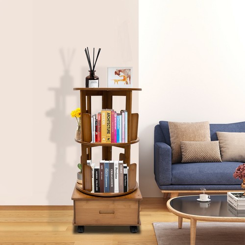 New removable swivel bookcase - new,