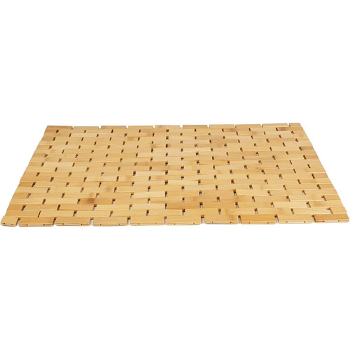 Bamboo bath mat - bath, non