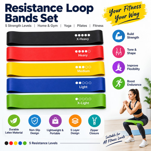 Resistance loop bands set - resistance,