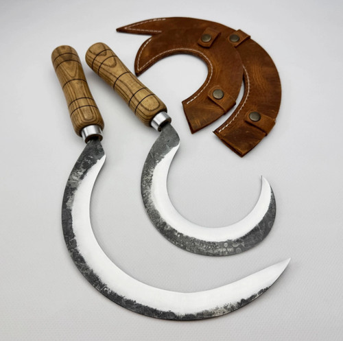 Hand forged garden sickle - forged, with
