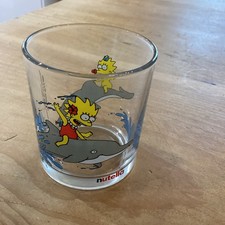 The Simpsons Nutella Glass