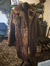 Vintage Joseph Fox fur coat size 18 - good condition 