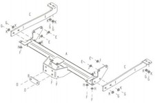 Towtrust Fixed Flange Towbar For Vauxhall/Opel Movano Van 1998 To 2010