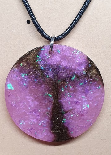 Handmade resin large - handmade, necklace