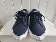 Ellesse Tropea Womens Trainers Shoes Canvas Navy UK6 EUR39.5 Brand New RRP £50