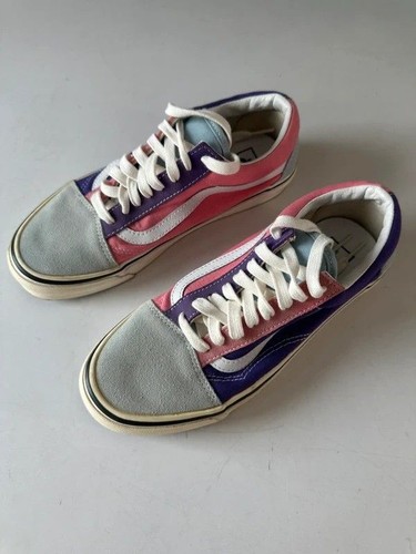 Vans trainers purple pink grey