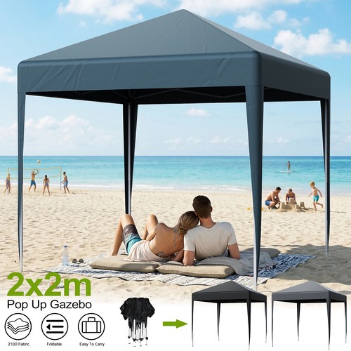 Pop gazebo 2x2m awning - up,