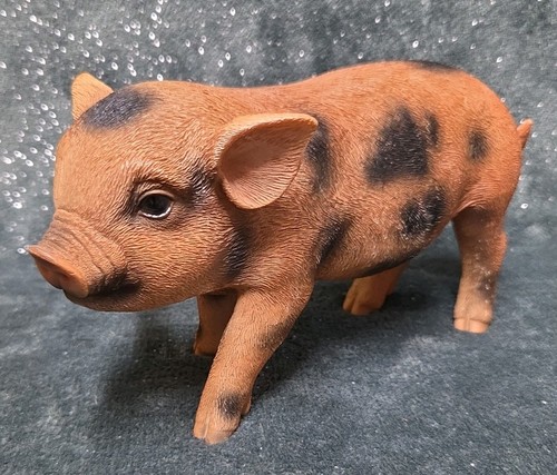 Resin pig ornament - resin, home