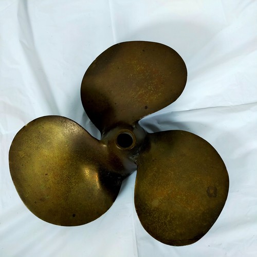 Vintage brass propeller - brass,