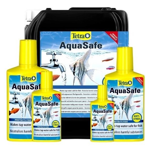 Tetra aquasafe 100ml 250ml - tetra,