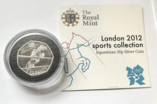 2012 Royal Mint 50p Silver