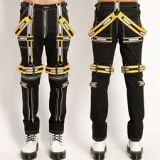 Men's Gothic Jeans Cyber Chain