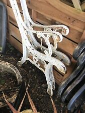 PLEASE READ 6 X PAIR OF VINTAGE HEAVY CAST IRON GARDEN BENCH ENDS £50 PER PAIR