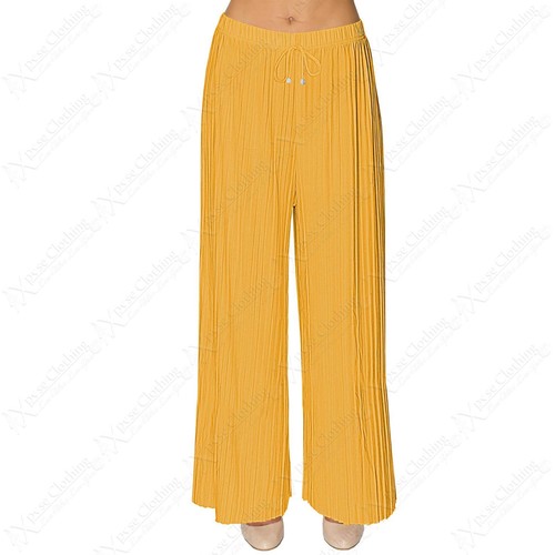 Ladies pleated thick - ladies, palazzo