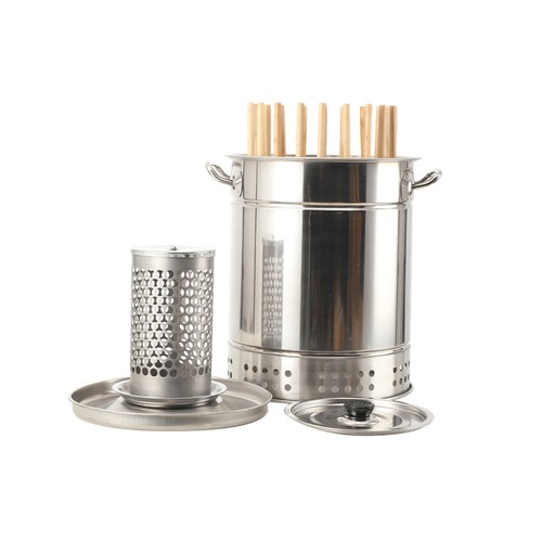 Stainless steel barbecue grill - stainless,