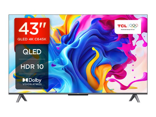 Tcl inch 43c645k qled - tcl, 43