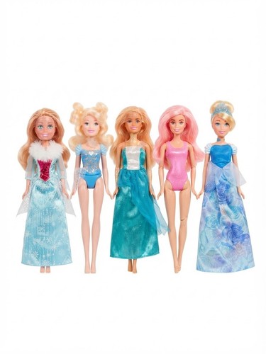 Lot fashion dolls disney - of,