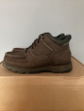 Rockport Umbwe XCS Hiker Boots  Brown 8.5 Nubuck Leather Retro 90s Trek Rare VTG
