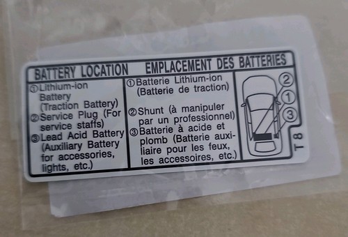 Genuine new toyota battery - genuine,