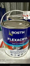 5kg Bostik Flexacryl Grey Instant Repair 2 x 2.5kg Job Lot