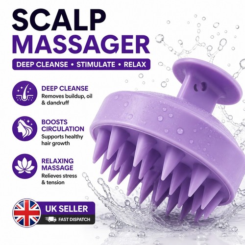 Silicone scalp massager - scalp,
