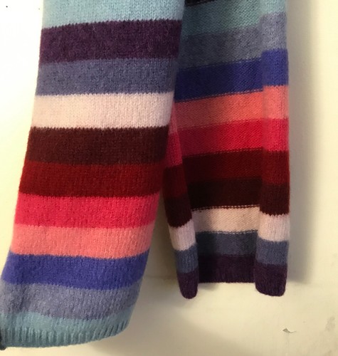Long striped wool - striped,